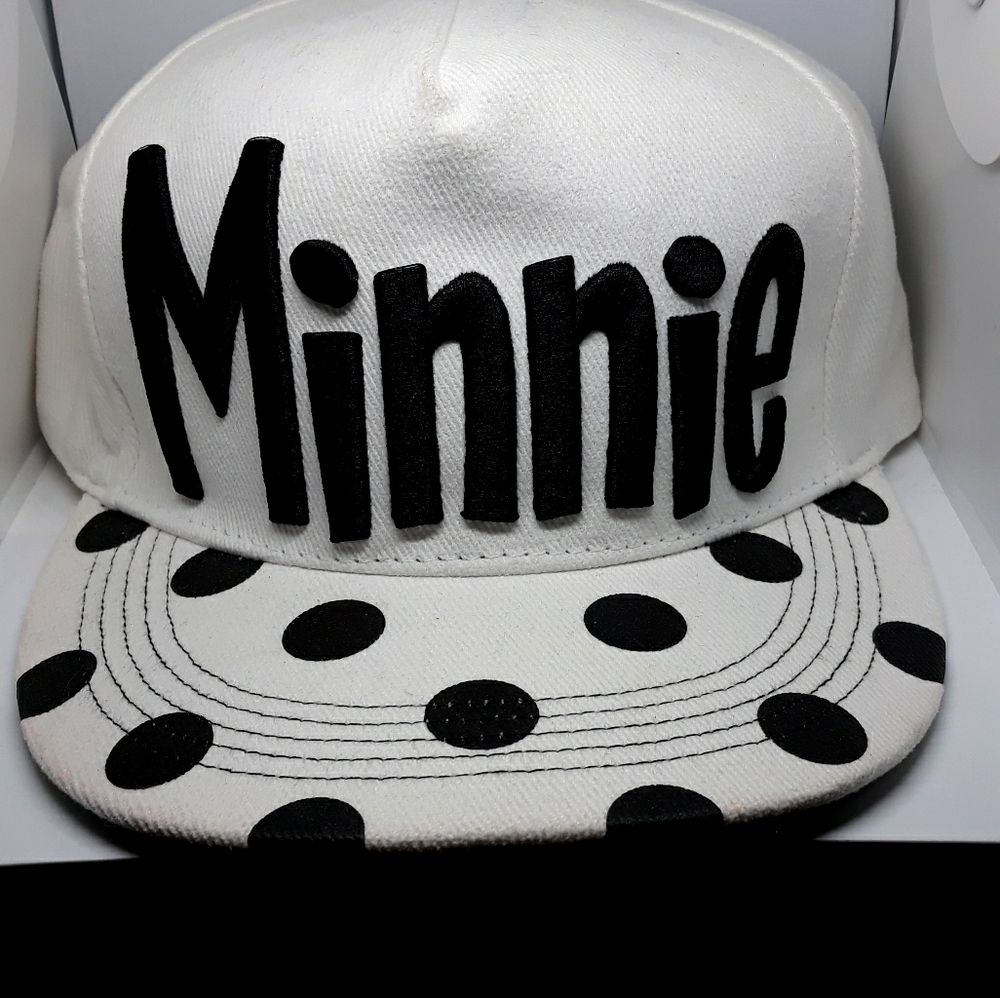 Minnie Mouse Hat Cap Disney Minnie Adjustable Hat Disneyland Souvenir